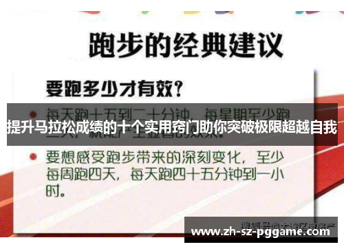 提升马拉松成绩的十个实用窍门助你突破极限超越自我 提升马拉松成绩的十个实用窍门助你突破极限超越自我
